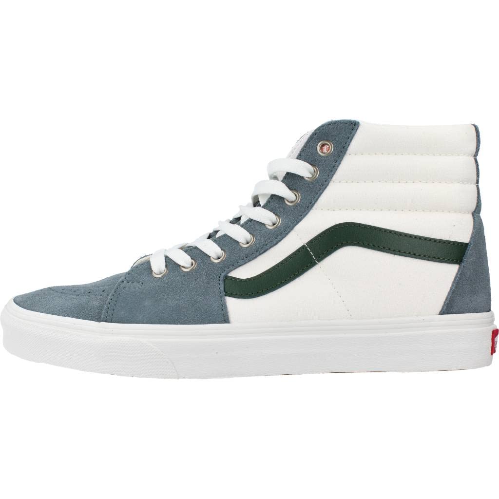 Vans UA SK8-Hi Varsity Canvas Blue/Green, Men US Size 9