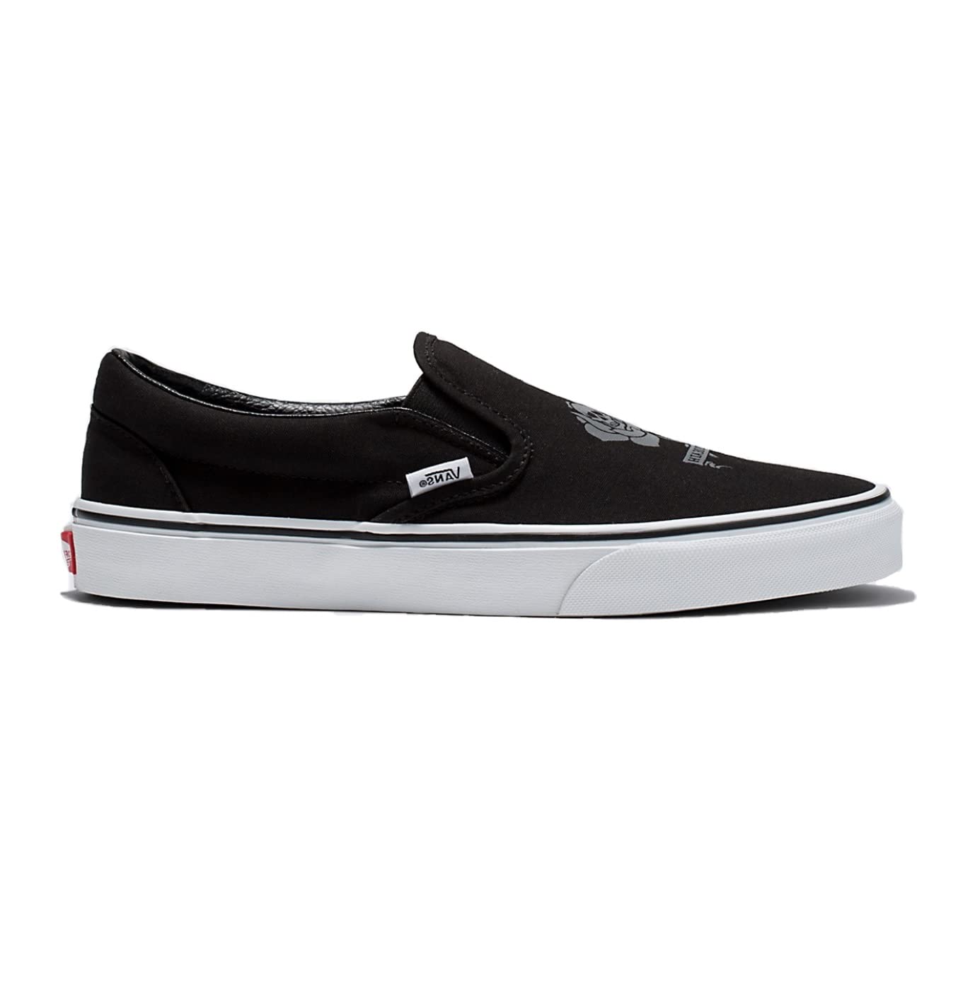 Vans Men's Classic Slip On, Love You to Death/Black/True White, Size 7.5