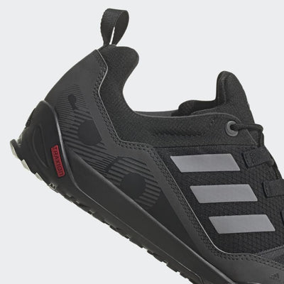 adidas Mens Terrex Swift Solo 2 Hiking Hiking Sneakers Shoes - Black 10.5 Black/Black/Grey