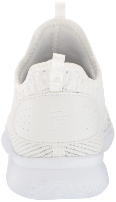 Propét Women's Travelbound Sneaker 9 Wide White Daisy