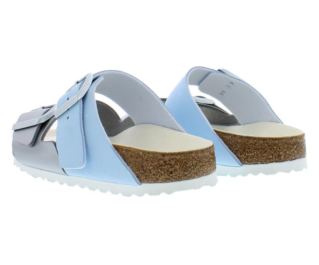 Birkenstock Arizona Split Light Blue/Silver Birko-Flor™ EU 36 (US Women's 5-5.5) Narrow