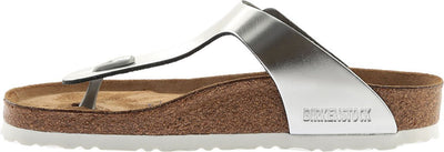 Birkenstock 1003674142 Gizeh SFB Met Silver LTR 42