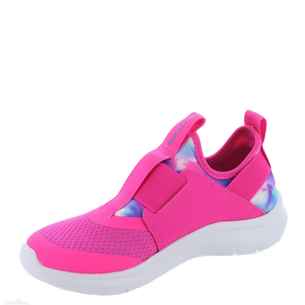 Skechers Unisex-Child Skech Fast-Surprise Groove Sneaker 1 Little Kid Hot Pink/Multi