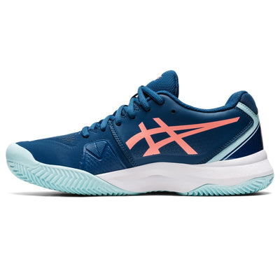 ASICS Women's GEL-CHALLENGER 13 CLAY Tennis Shoes, 10.5, LIGHT INDIGO/GUAVA