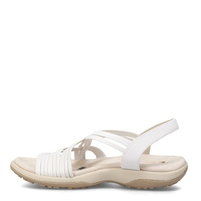 Skechers Women's Reggae Slim-Simply Stretch Sport Sandal, White, 6