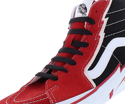 Vans Men's Hi-Top Trainers US 7.5 (Bolt) Racing Red/Black, 42.5 EU, Bolt Racing Red Black, 9.5