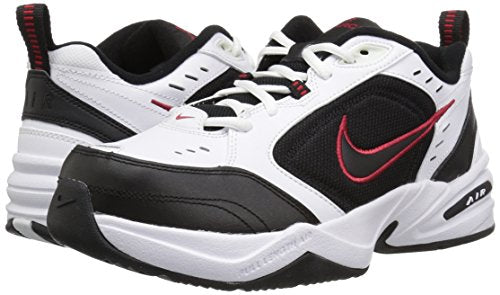 Nike mens Air Monarch IV Cross Trainer, Black/White, 13 Wide