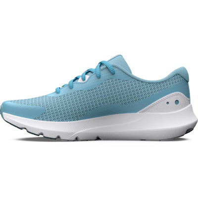 Under Armour Women's Surge 3 Running Shoe 8 (400) Blizzard/White/White