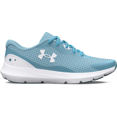 Under Armour Women's Surge 3 Running Shoe 8 (400) Blizzard/White/White