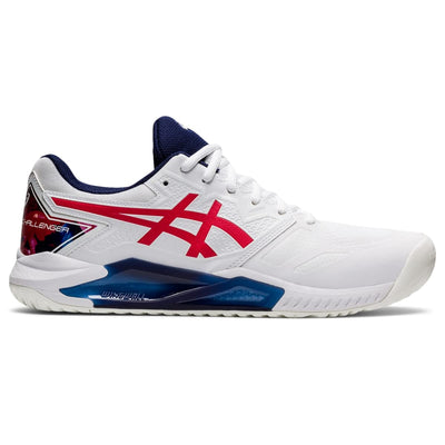 ASICS Gel-Challenger 13 Tennis Shoe White/Classic Red 11.5 D (M)