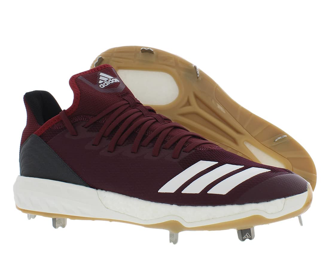 adidas Icon 4 Cleat - Men's Baseball Maroon/White/Noble Maroon