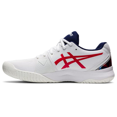 ASICS Gel-Challenger 13 Tennis Shoe White/Classic Red 11.5 D (M)