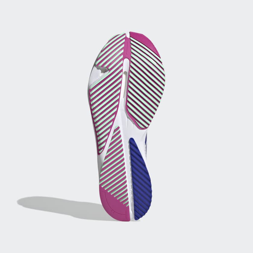 adidas Men's Adizero Sl 11 Cloud White/Lucid Blue/Lucid Fuchsia