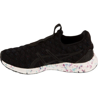 ASICS Women's HyperGEL-KENZEN Running Shoes, 7.5, BLACK/AQUARIUM/ORCHID