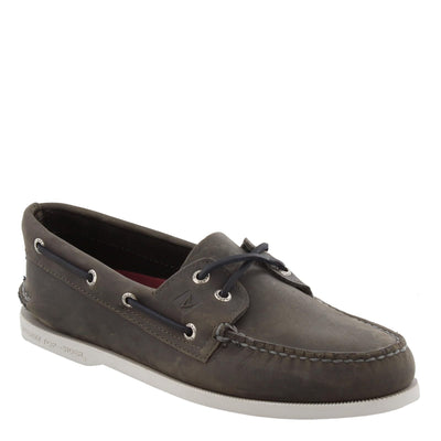 Sperry Men's Authentic Original 2-Eye Boat Shoe, Onyx, 11.5 M US