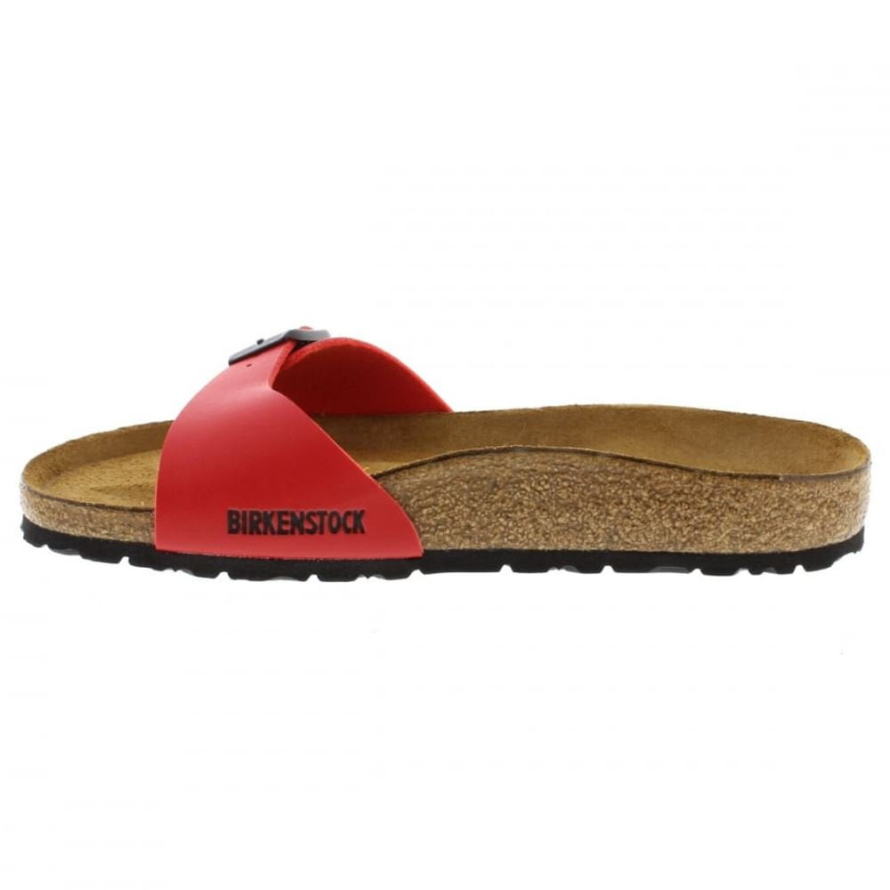 Birkenstock Womens Madrid Red Cherry Birko-Flor Sandals 36 EU