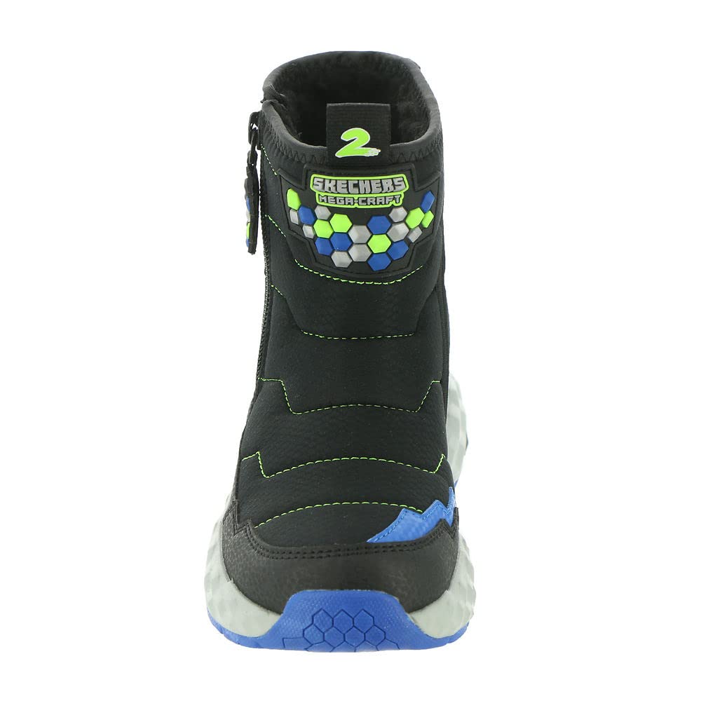 Skechers Boy's Mega-Craft 2.0-Cubobreeze Sneaker 2.5 Big Kid Black-lime