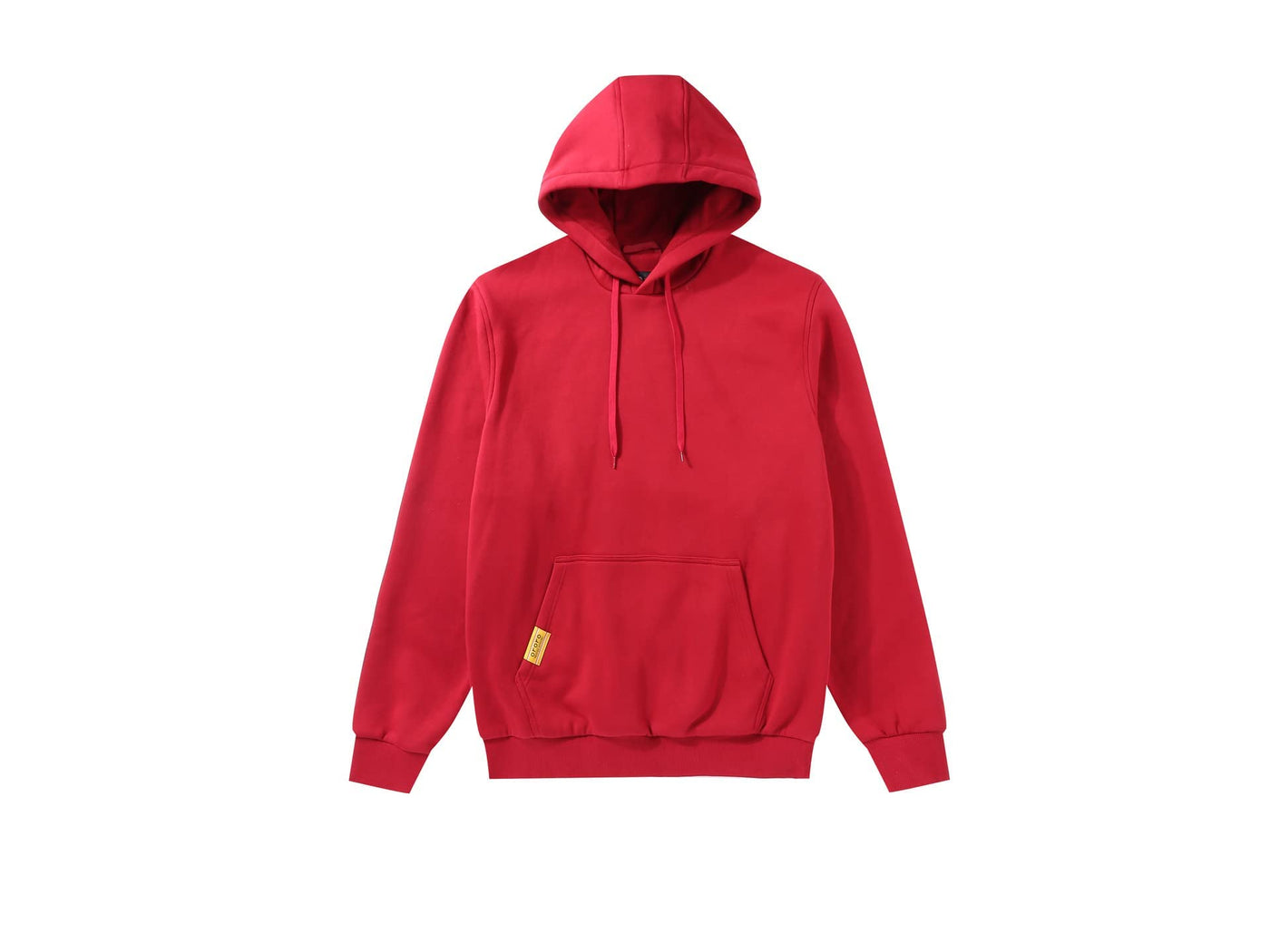 ORORO Heated Pullover Hoodie with Heating on Chest Red LG