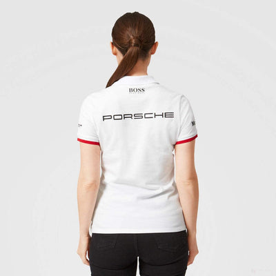 Porsche womens Polo Shirt X-Large White