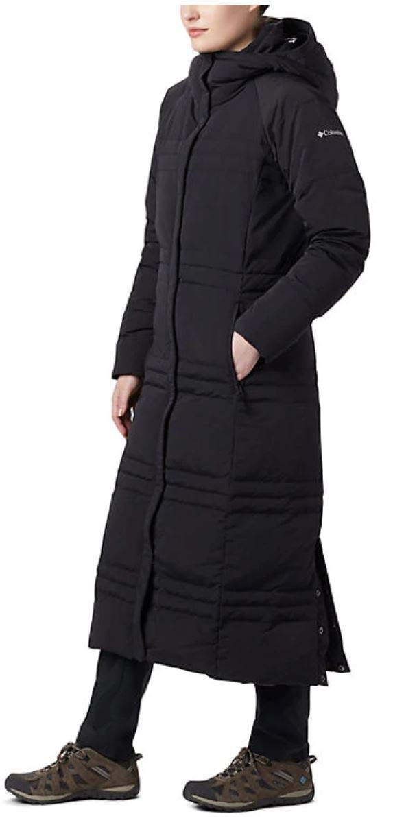 Columbia Women's Ruby Falls Down Long Jacket, Black (Large)