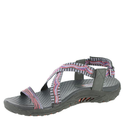 Skechers USA Reggae Sandal 163303 Womens Sandal 11 BM US GreyPurple