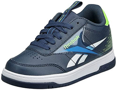 HEELYS Youth Kids Court Low Wheels Skate Sneaker Shoes (Navy/Blue/Green/White, 5 Big Kid, Numeric_5)