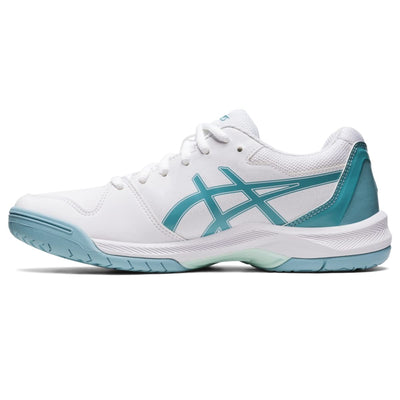 ASICS Women's Gel-Dedicate 7 Tennis Shoes 5.5 White/Smoke Blue