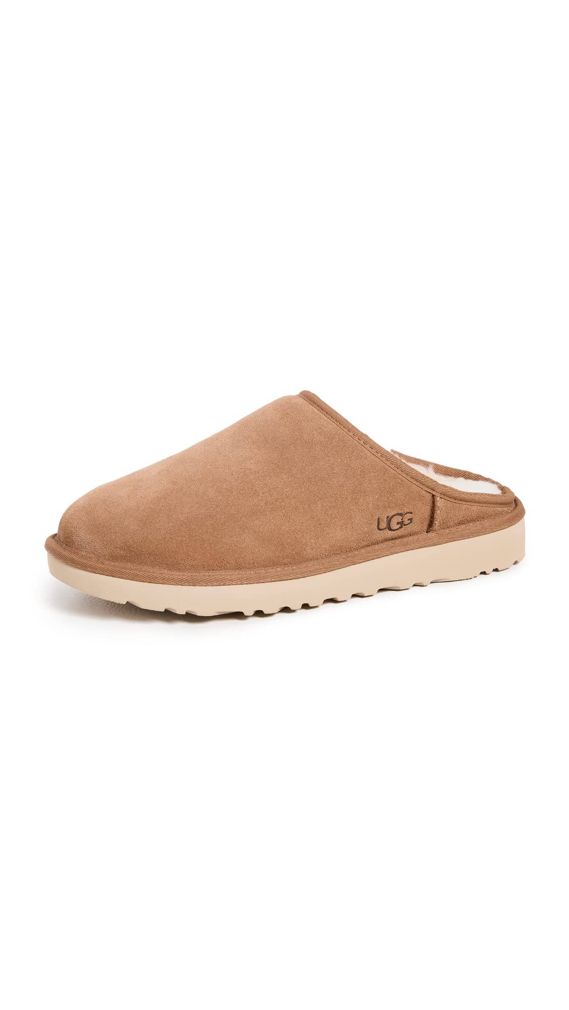 UGG Men's Classic Slip-On Slipper, Chestnut, 9