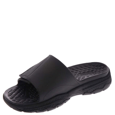 Skechers Men's Foamies Creston Ultra Get Away Slide 11 Black/Black