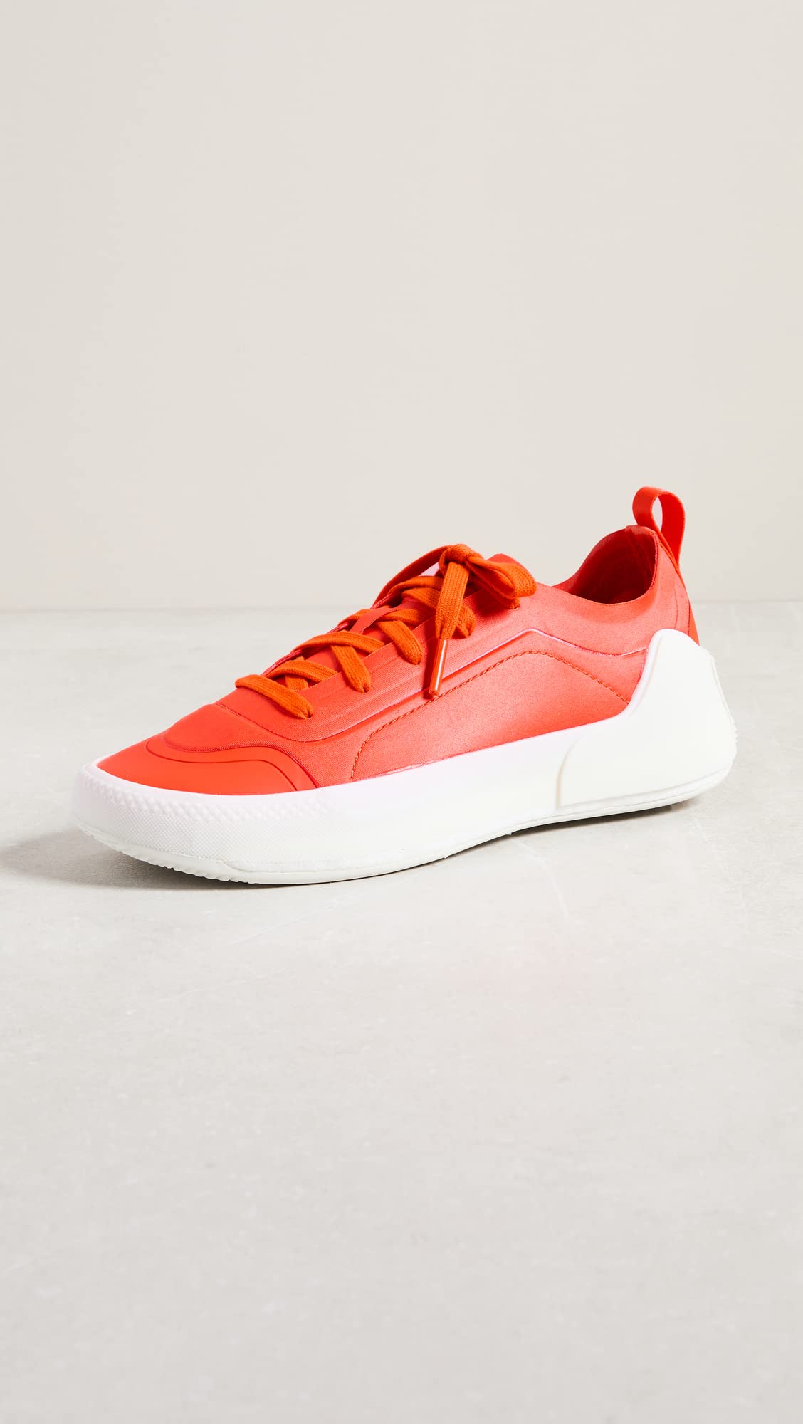 adidas by Stella McCartney Women's Asmc Treino Sneakers, Actora/Actora/Whtvap, Red, Orange, 8.5 Medium US