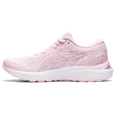 ASICS Women's Gel-Cumulus 23 Running Shoes, 9, Pink Salt/White