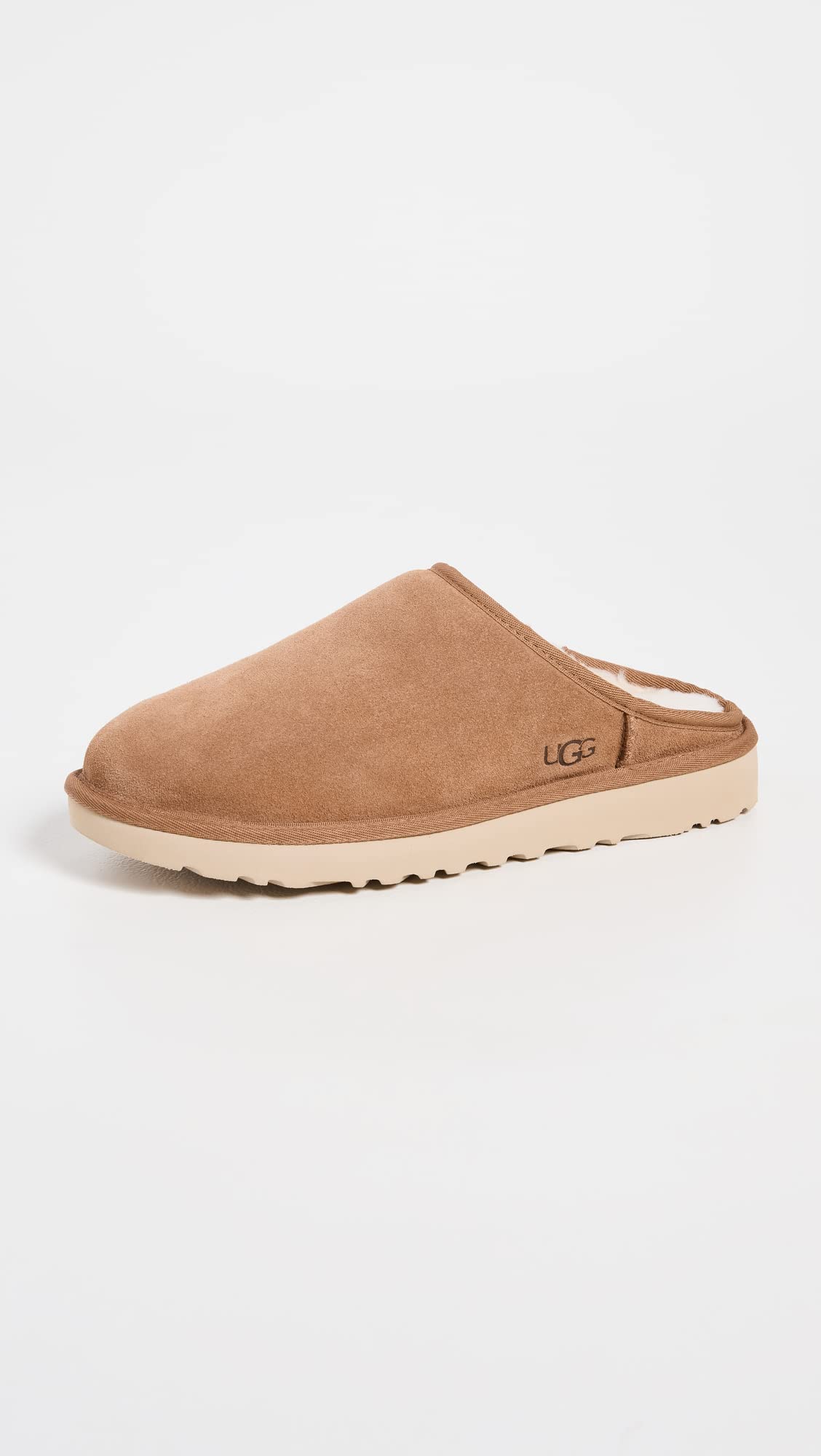 UGG Men's Classic Slip-On Slipper, Chestnut, 9