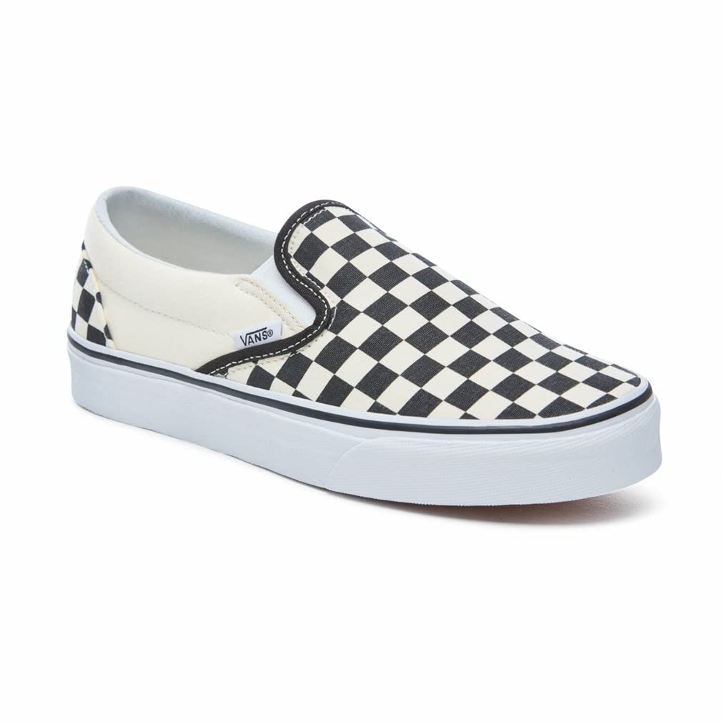 Vans Classic Slip On Black Off White Checkerboard VN-0EYEBWW Mens US 10