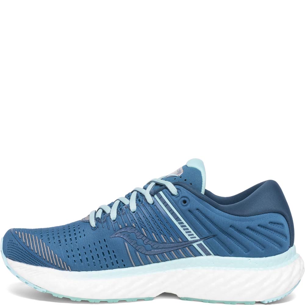 Saucony Women's Triumph 17, Blue/Aqua, 9 Wide