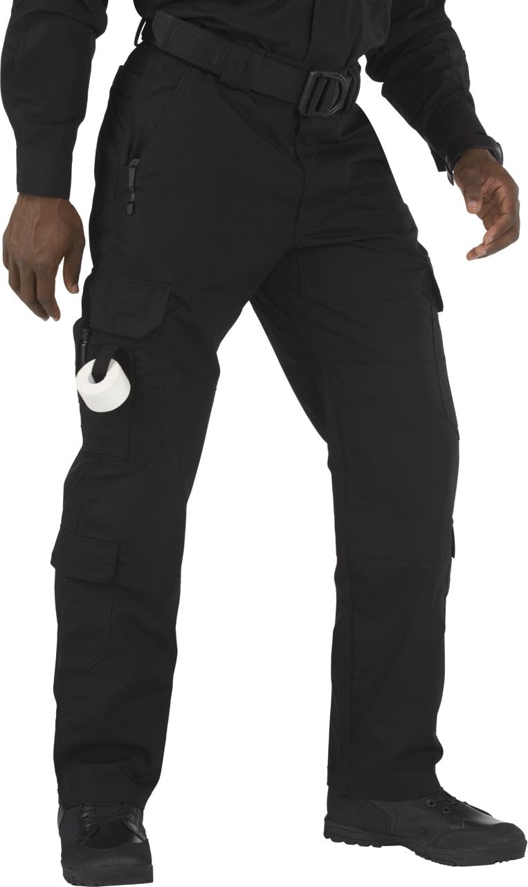 5.11 Men's Taclite EMS Pants, Adjustable, Gusseted Construction, Style 74363 32W x 32L Black