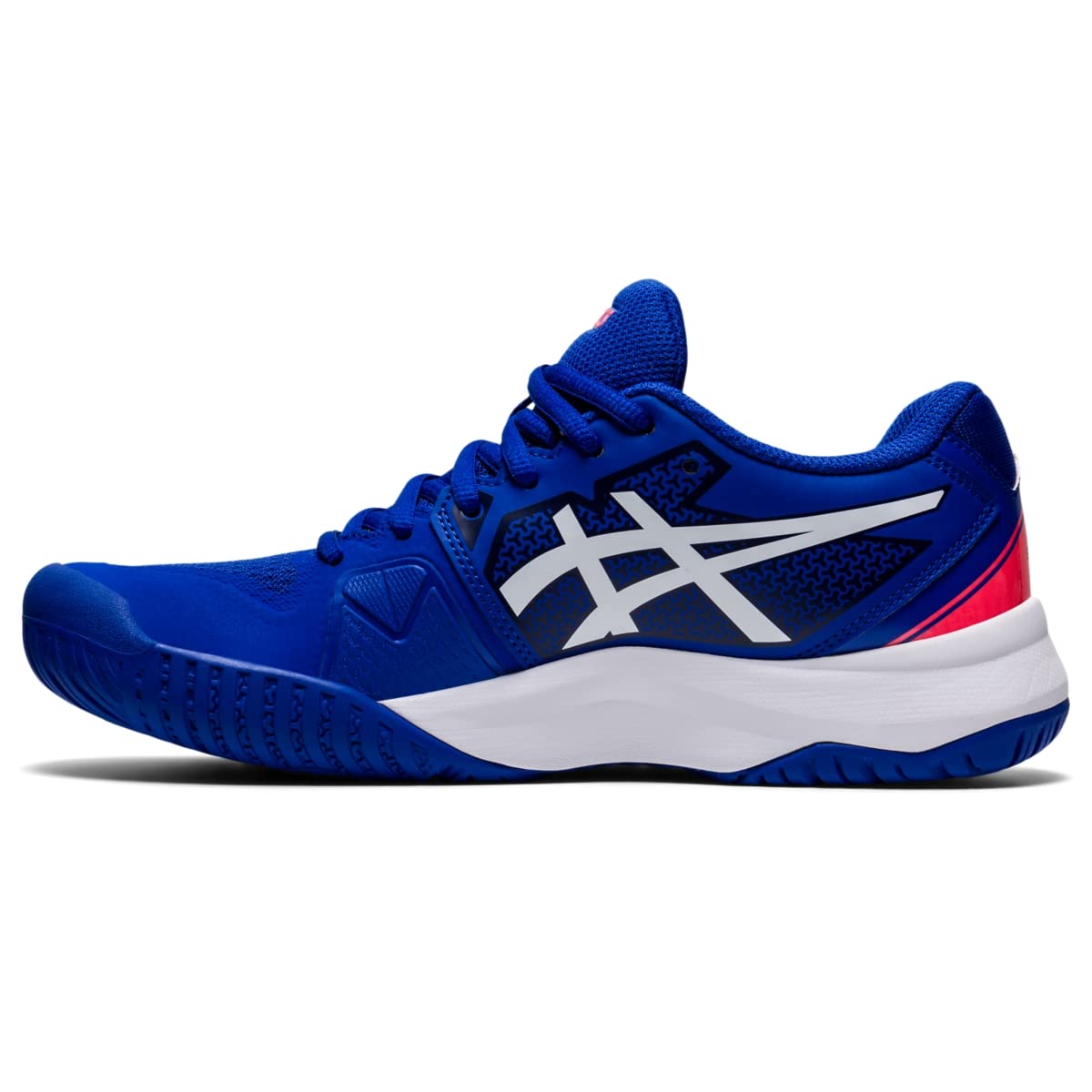 ASICS Women's Gel-Challenger 13 Tennis Shoes, 5.5, Lapis Lazuli Blue/White