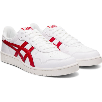 ASICS Men's Japan S Fashion Sneakers White/Speed Red 11.5