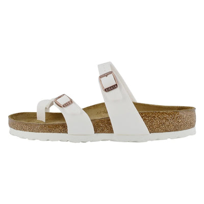 Birkenstock Unisex Mayari Birko-Flor White Sandals 9 W / 7 M US