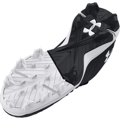 Under Armour Women's Glyde 2.0 Rm Softball Shoe 10 (001) Black/Black/White