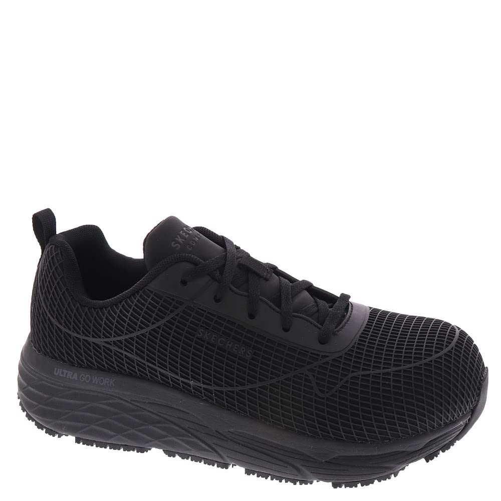 Skechers Men's Max Cushioning Elite Sr Composite Toe 9 Black