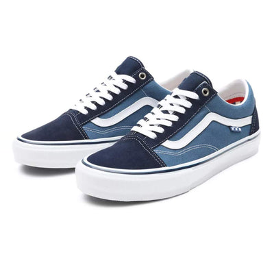 Vans Men's Skate Old Skool Sneaker, Navy/White, Size 11