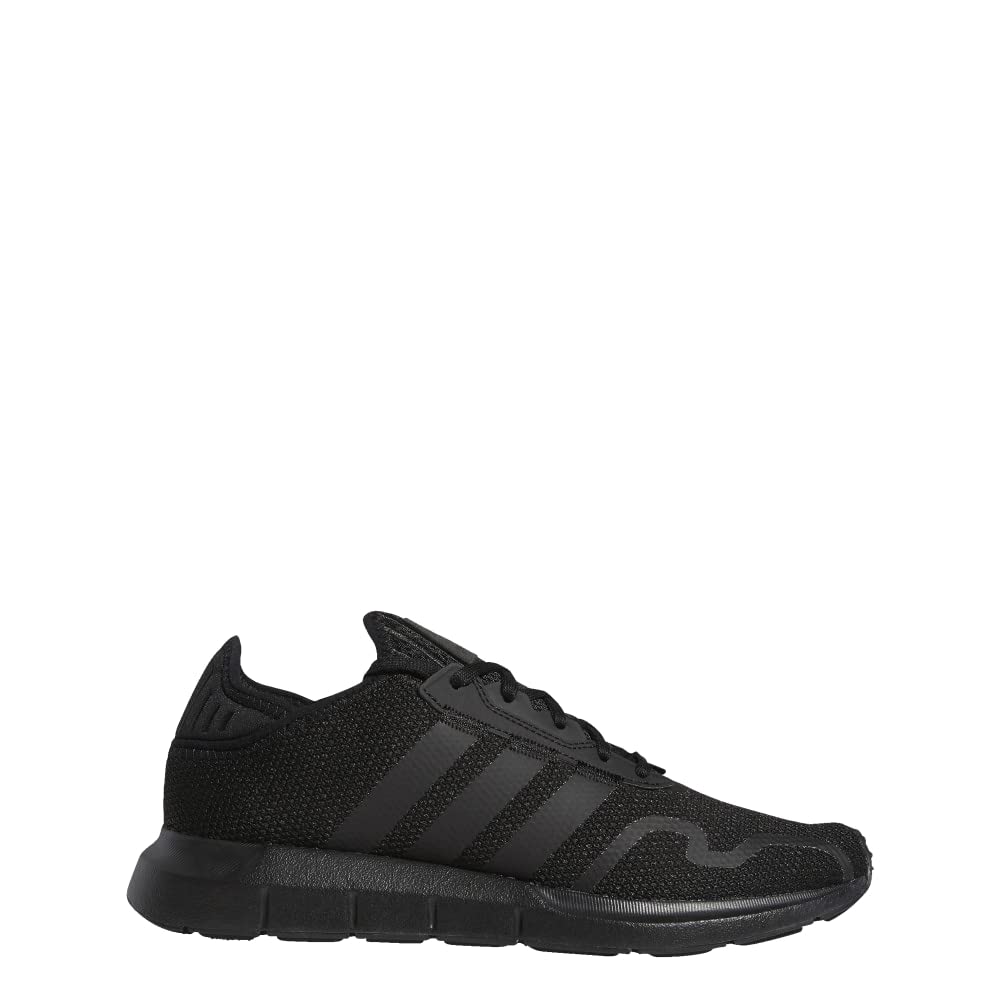 adidas Originals Men's Swift Essential Sneaker, Black/Black/Black, 13.5