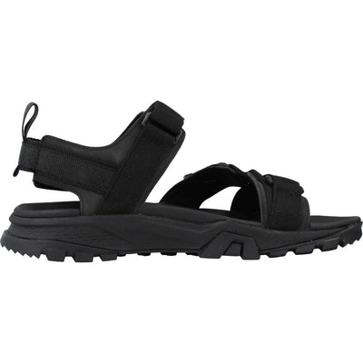 Timberland Men's Garrison Trail Webbing-Strap Sandal, Black/White, 12