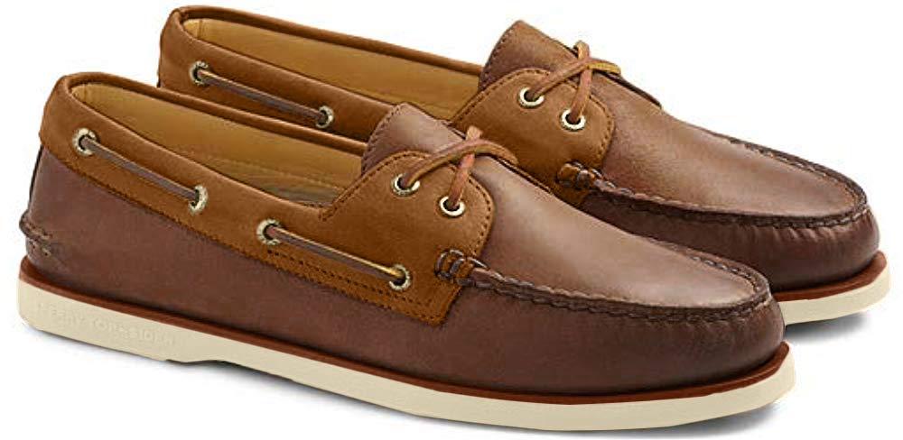 Men's Sperry, Gold Cup Authentic Original Boat Shoe Chevre Brown/TAN 7 M