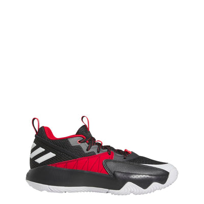 adidas Unisex Dame Certified Basketball Shoe, Better Scarlet/White/Black, 8.5 US Men