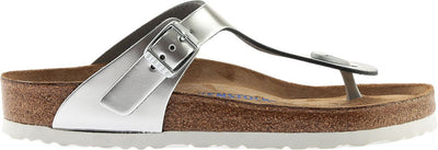 Birkenstock 1003674142 Gizeh SFB Met Silver LTR 42