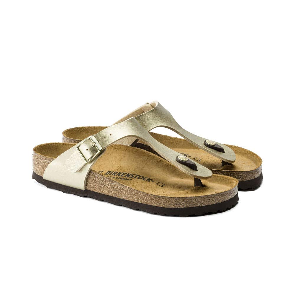 Birkenstock Women's Flip Flops, Gold, 6.5