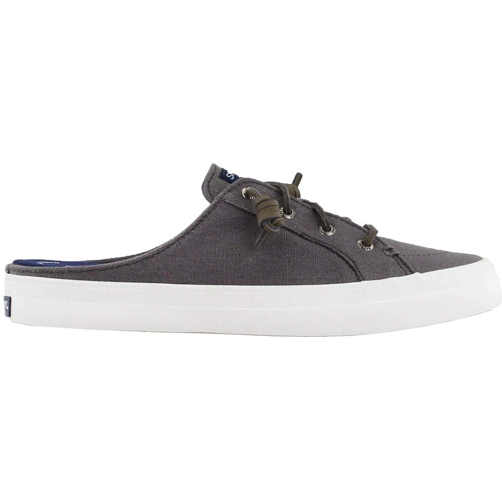 Sperry Crest Vibe Mule Canvas Grey 6.5 M (B)