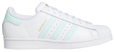 adidas Originals Men's Superstar SneakerCloud White/Clear Mint/Gold Metallic Size 9.5