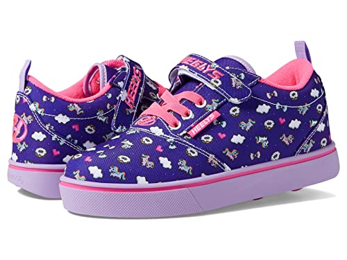 HEELYS Girl's Pro 20 Prints X2 (Little Kid/Big Kid) Purple/Pink/Multi 3 Little Kid M